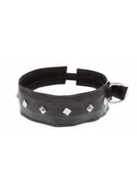Полиуретановый ошейник с пуклями Collar with Studs - Blush Novelties - купить с доставкой в Миассе