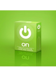 Цветные ароматизированные презервативы ON) Fruit   Color - 3 шт. - ON) - купить с доставкой в Миассе