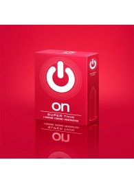Супертонкие презервативы ON) Super Thin - 3 шт. - ON) - купить с доставкой в Миассе
