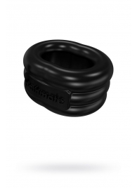 Чёрное эрекционное виброкольцо Stretch - Bathmate - в Миассе купить с доставкой