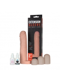 Насадка-удлинитель Extension sleeve с подхватом мошонки - 19 см. - Sitabella - в Миассе купить с доставкой