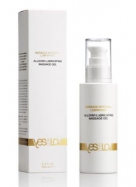 Массажный гель-смазка на силиконовой основе Allover Massage Gel - 100 мл. - YESforLOV - купить с доставкой в Миассе