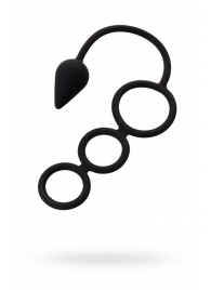 Тройное эрекционное кольцо с анальным хвостом Drop S-size - Erotist Adult Toys - в Миассе купить с доставкой