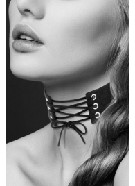 Оригинальный ошейник-чокер со шнуровкой - Bijoux Pour Toi - купить с доставкой в Миассе