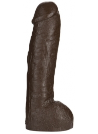 Большая насадка для трусиков Vac-U-Lock Realistic Hung - 31,7 см. - Doc Johnson - купить с доставкой в Миассе