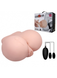 Вагина и анус с вибрацией CrazyBull Vagina and Ass - Baile - в Миассе купить с доставкой