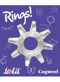 Прозрачное эрекционное кольцо Rings Cogweel - Lola Games - в Миассе купить с доставкой