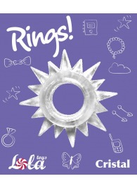 Прозрачное эрекционное кольцо Rings Cristal - Lola Games - в Миассе купить с доставкой