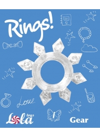 Прозрачное эрекционное кольцо Rings Gear - Lola Games - в Миассе купить с доставкой
