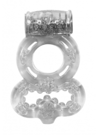 Прозрачное эрекционное кольцо Rings Treadle с подхватом - Lola Games - в Миассе купить с доставкой