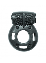 Черное эрекционное кольцо с вибрацией Rings Axle-pin - Lola Games - в Миассе купить с доставкой