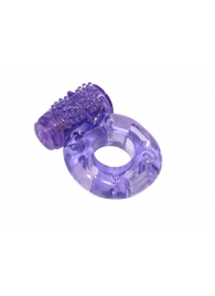 Фиолетовое эрекционное кольцо с вибрацией Rings Axle-pin - Lola Games - в Миассе купить с доставкой