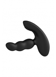 Черный силиконовый стимулятор простаты Levett Nitoc с пультом ДУ - Levett - в Миассе купить с доставкой