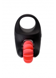 Чёрно-красное эрекционное виброкольцо Erotist - Erotist Adult Toys - в Миассе купить с доставкой