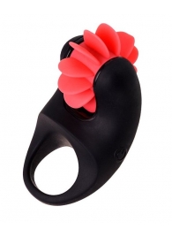 Чёрно-красное эрекционное виброкольцо Erotist - Erotist Adult Toys - в Миассе купить с доставкой