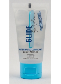 Интимная смазка на водной основе Glide - 30 мл. - HOT - купить с доставкой в Миассе