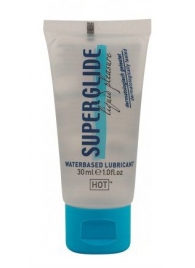 Гель-смазка на водной основе для чувствительной кожи Superglide - 30 мл. - HOT - купить с доставкой в Миассе