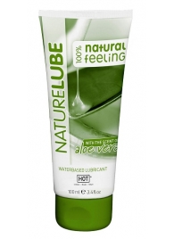 Лубрикант на водной основе NatureLube с алоэ вера - 100 мл. - HOT - купить с доставкой в Миассе