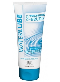 Лубрикант на основе чистой родниковой воды WaterLube - 100 мл. - HOT - купить с доставкой в Миассе
