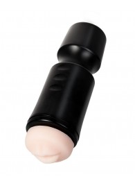 Мастурбатор-ротик A-Toys в черной колбе - A-toys - в Миассе купить с доставкой