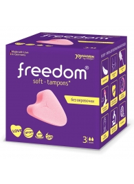Женские гигиенические тампоны без веревочки FREEDOM mini - 3 шт. - Freedom - купить с доставкой в Миассе