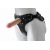 Черный пояс-трусики с двумя насадками Soft-Dolli - 16,5 и 10,5 см. - LOVETOY (А-Полимер) - купить с доставкой в Миассе