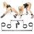 Комплект наручников и наножников с распорками Spread  em Bar and Cuff Set - Pipedream - купить с доставкой в Миассе