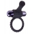 Черное эрекционное виброкольцо Vibrating Silicone Super Ring - Pipedream - в Миассе купить с доставкой