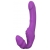 Фиолетовый безремневой вибрострапон DOUBLE DIPPER - Dream Toys - купить с доставкой в Миассе