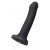 Черный фаллос с имитацией эякуляции Silicon Cum Dildo L - 19,6 см. - Strap-on-me - купить с доставкой в Миассе