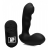 Черный стимулятор простаты Alpha-Pro 7X P-Milker Silicone Prostate Stimulator with Milking Bead - XR Brands - в Миассе купить с доставкой