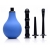 Анальный душ с 3 насадками Premium One-way Valve Anal Douche Set - XR Brands - купить с доставкой в Миассе