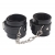 Черные оковы на ноги Obey Me Leather Ankle Cuffs - Chisa - купить с доставкой в Миассе
