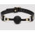 Черный кляп-шар Bound to You Faux Leather Ball Gag - Fifty Shades of Grey - купить с доставкой в Миассе