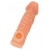 Телесная закрытая насадка с шершавой головкой Cock Sleeve Size L - 17,6 см. - KOKOS - в Миассе купить с доставкой