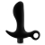 Черный анальный вибратор Silicone Vibrating Prostate Massager 01 - 10,8 см. - Blush Novelties - в Миассе купить с доставкой
