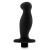 Черный анальный вибромассажёр Silicone Vibrating Prostate Massager 02 - 10,8 см. - Blush Novelties - в Миассе купить с доставкой