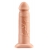 Телесный реалистичный фаллоимитатор с полостью Silicone Hollow Extension - 20 см. - Pipedream - купить с доставкой в Миассе