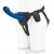 Синяя насадка Remote Control P-Spot G-Spot с черными трусиками - 20 см. - Pegasus - купить с доставкой в Миассе