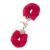 Металлические наручники с красной меховой опушкой METAL HANDCUFF WITH PLUSH RED - Dream Toys - купить с доставкой в Миассе