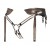 Бронзовый пояс для насадок Desirous Harness - Strap-on-me - купить с доставкой в Миассе