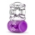 Фиолетовое эрекционное виброкольцо Pleaser Rechargeable C-Ring - Blush Novelties - в Миассе купить с доставкой