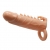 Телесная удлиняющая насадка Penis Sleeve Emmitt - 17 см. - Baile - в Миассе купить с доставкой