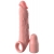 Телесная насадка-удлинитель 2 Inch Silicone X-tension with Strap - 20,3 см. - Pipedream - в Миассе купить с доставкой