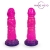 Розовый рельефный фантазийный фаллоимитатор - 20 см. - Bior toys - купить с доставкой в Миассе