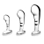 Набор из 3 стальных стимуляторов простаты Stainless Steel P-spot Training Set - b-Vibe - в Миассе купить с доставкой