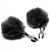 Зажимы для сосков с черным помпонами Pom Pom Nipple Clamps - XR Brands - купить с доставкой в Миассе