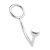 Кольцо на пенис с анальным стимулятором Stainless Steel Anal Hook   Cock Ring - BlueLine - в Миассе купить с доставкой