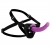 Лиловый поясной страпон Navigator Silicone G-Spot Dildo with Harness - 17,8 см. - XR Brands - купить с доставкой в Миассе