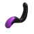 Черно-фиолетовый вибромассажёр простаты Hyper-Pulse P-Spot Massager - Pipedream - в Миассе купить с доставкой